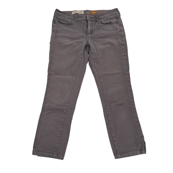 Pilcro And The Letterpress Gray Straight Leg Jeans Size 27 Women’s - Picture 1 of 7